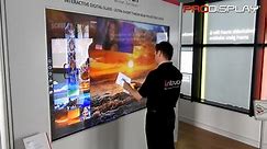 Interactive Digital Glass Rear Projection Touch Screen