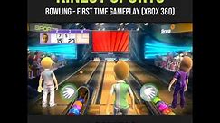 Kinect Sports - Bowling First Time Gameplay (Xbox 360)