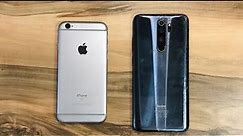 iPhone 6s vs Xiaomi Redmi Note 8 Pro