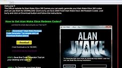 HOW TO GET YOUR FREE ALAN WAKE KEY FREE