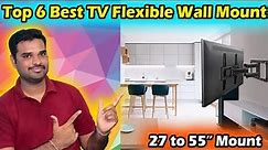 ✅ Top 6 Best Flexible TV Wall Mount With Price in India 2022 |TV Rotatable Stand Review & Comparison