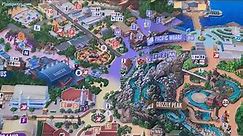 2021 Disney California Adventure Park Guide Map