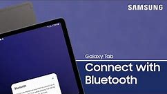 Connect a Bluetooth device to a phone or tablet through Quick settings | Samsung US