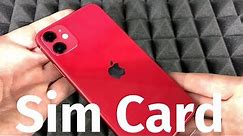 How to insert SIM card in iPhone 11