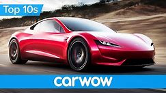 Incredible New Tesla Roadster - it's faster than a Bugatti Chiron! | Top 10s