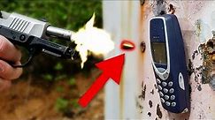 Indestructible Nokia 3310 vs Bullet - Secretly Bulletproof?! WTF?