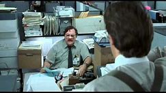OFFICE SPACE ~ Movie Clip with Milton and Lumbergh