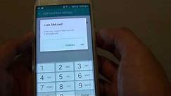 Samsung Galaxy S6 Edge: Find the Default SIM Card PIN