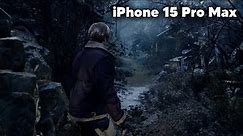Resident Evil 4 Remake iPhone 15 Pro Max Gameplay Walkthrough