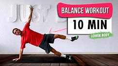 Lower Body Balance Workout | 10 Min | Improve Your Physique As A Football Player | Bodyweight