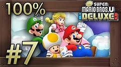 New Super Mario Bros. U Deluxe: 100% Walkthrough (4 Players) - World 7 - All Star Coins