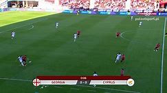 Gruzja - Cypr 4:0. Skrót meczu