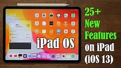 iPad OS (iOS 13) running on iPad Pro - 25+ NEW Features!