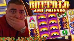 🔴Epic JACKPOT On BRAND NEW BUFFALO Slot Machine