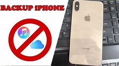 How To Backup iPhone to Computer Without iTunes or Cloud on Windows 10