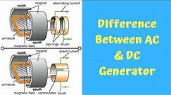 Difference Between AC & DC Generator || AC Generator || DC generator || COGNITION