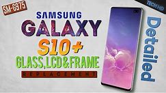 Samsung S10 Plus Glass, LCD & Frame Replacement Detailed