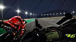 INSANE MOTOGP 21 FIRST PERSON POV GAMEPLAY! | MotoGP 21 Gameplay PC (Preview) - Rossi at Qatar