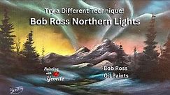 BOB ROSS Northern Lights // DETAILED start to finish
