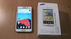 Samsung Galaxy Note 1 android 7 with box incoming call