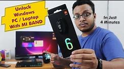Unlock Your PC/Laptop with Mi Band || How To || Guide