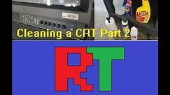 How to Clean a Sony PVM CRT Monitor Screen