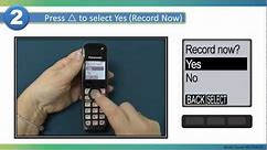 Panasonic - Telephones - Function - Record a Greeting Message. Models listed in Description.
