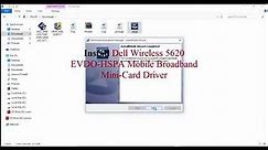 How to install Sim card drivers in Dell Laptop