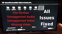How to Fix Unsupported File Format and Missing Files on Smart TVs
