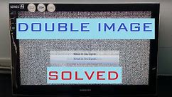 How To FIX DOUBLE IMAGE DISPLAY Problem of Your LCD TV screen step by step repair