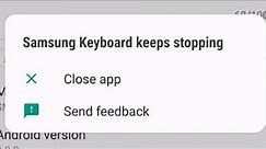 How to fix Samsung keyboard keeps stopping problem 2024 | Samsung keyboard has stopped 2024