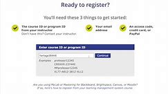 Access Code Redemption & Pearson MyLab eText Registration Instructions