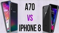 A70 vs iPhone 8 (Comparativo)