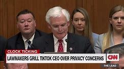 Watch lawmakers grill TikTok CEO over data concerns