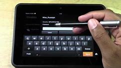 Kindle Fire HD: How to Connect to Wifi​​​ | H2TechVideos​​​