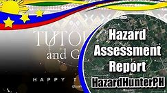 Generating Hazard Assessment Report using HazardHunterPH