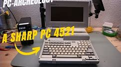 PC-Archeology: The Sharp 4521 Laptop from 1987