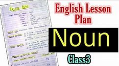 English Lesson Plan for Jbt/D.el.ed-- Noun -- Class3 || Lesson Plan 12 || An aspirant !