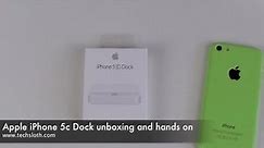 Apple iPhone 5c Dock unboxing and hands on
