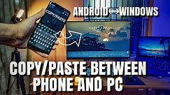 Copy and Paste Text between Android phone and PC
