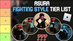 Asura: Fighting Style Tier List