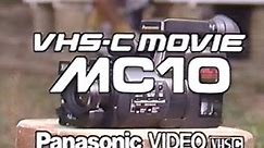 1987 VHS-C Camcorder promo Panasonic MC10