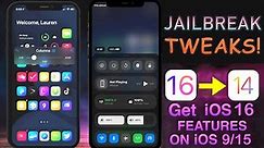 Top 10 Best Jailbreak Tweaks to GET iOS 16 Features on iOS 10 - 15