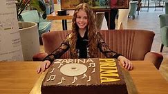 Zarina Zaradna, 12 years old, recorded a CD album "PRIMA Zarina Zaradna harp" with 13 pieces!