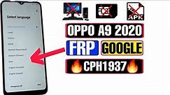 OPPO A9 2020 (CPH1937) FRP Bypass Without PC | OPPO A9 2020 Google Account Remove 2023 |