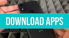 How to Get Apps on iPhone XR
