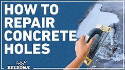 How To Fill Concrete Holes | Epoxy Concrete Repair (LARGE) With Belzona 4154