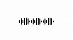 Audio Sound Wave Isolated On White Stock Footage Video (100% Royalty-free) 1101386273 | Shutterstock