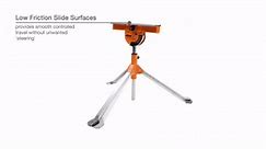 Triton 25 in. - 37 in. Multipurpose Adjustable Support Multi-Stand with Extra-Wide Tripod Base MSA200