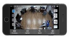 View HD Security Cameras on iDVR-PRO iPhone App